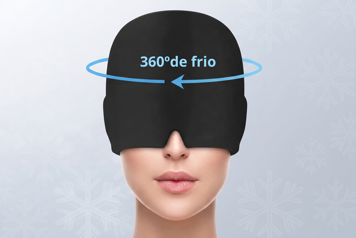 Gorro de frío que alivia tu migraña